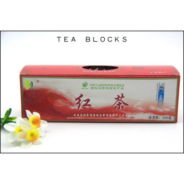 125г китайского здоровья и тонких блоков черного чая